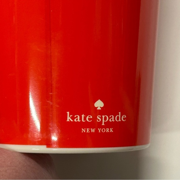 Kate Spade Cold Hands Warm‎ Heart Thermal Mug EUC - Picture 5 of 7